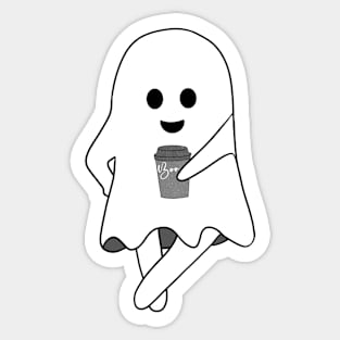 Halloween ghost Sticker